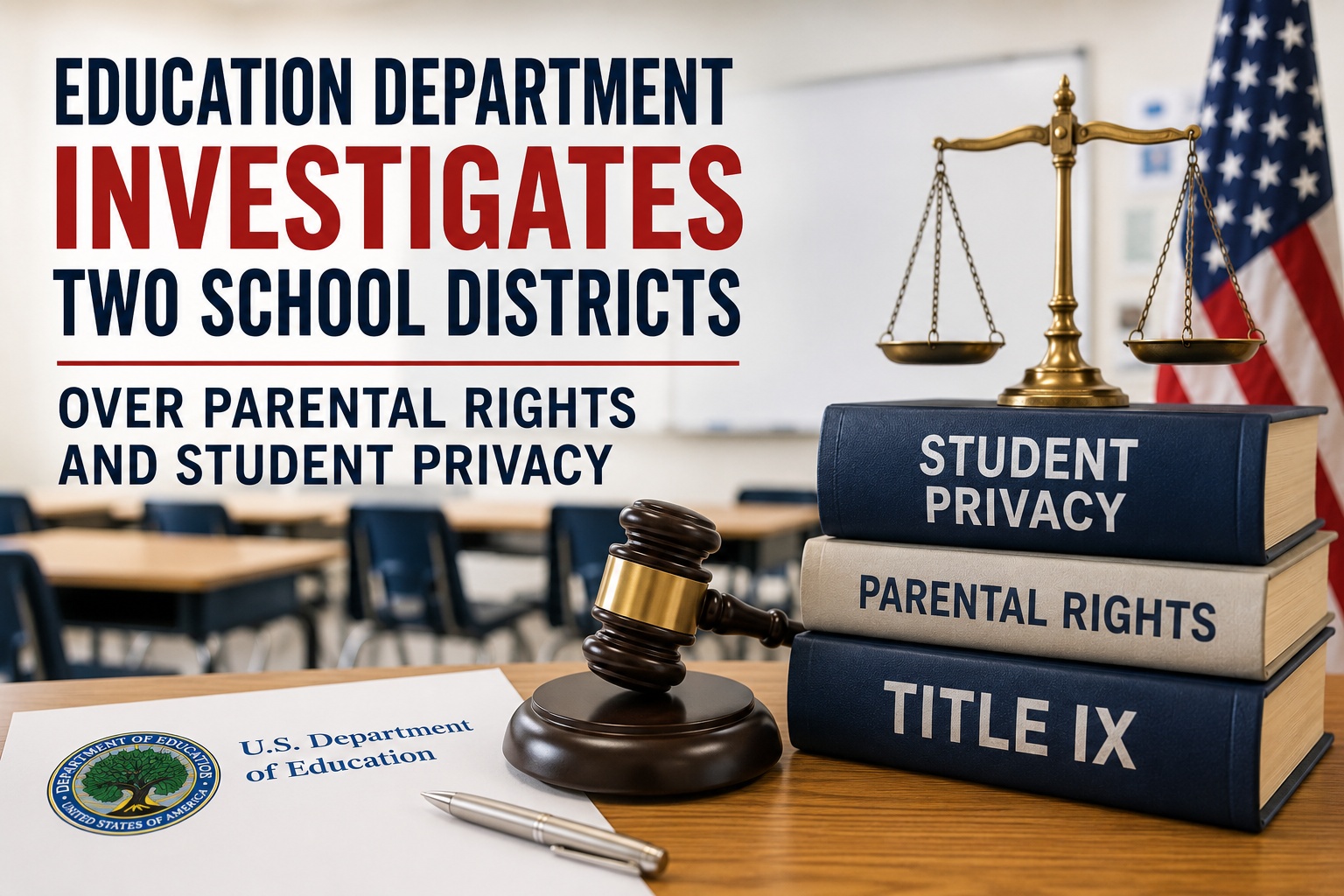 Education Department Investigates Two School Districts Over Parental Rights and Student Privacy