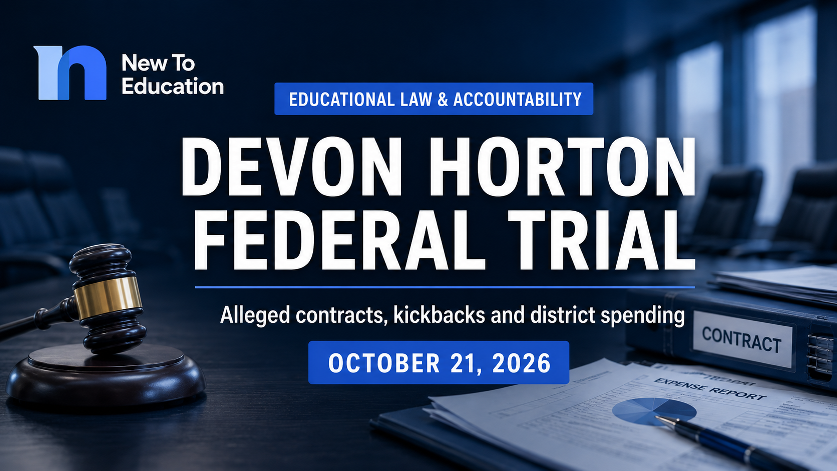 Former DeKalb Superintendent Devon Horton Faces October Trial in Federal Fraud Case