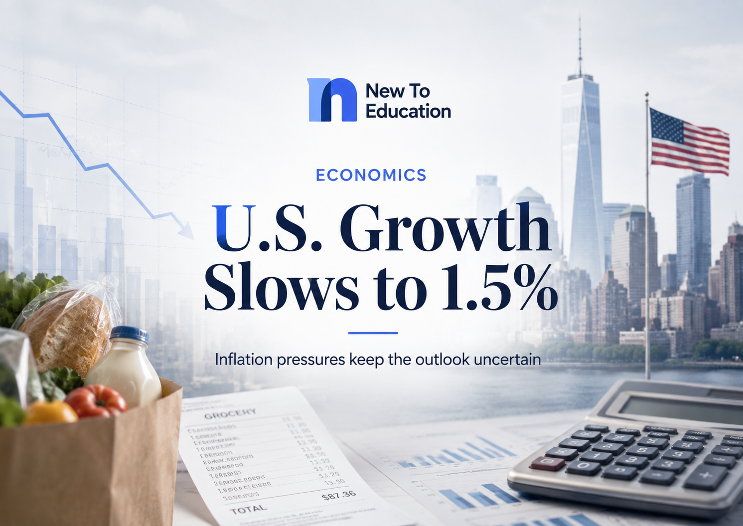 U.S. Economic Growth Slows to 1.5% as Inflation Pressures Persist