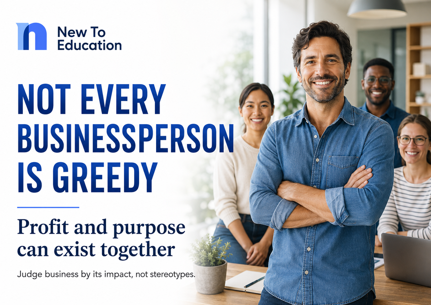 Not Every Businessperson Is Greedy: Profit and Purpose Can Exist Together
