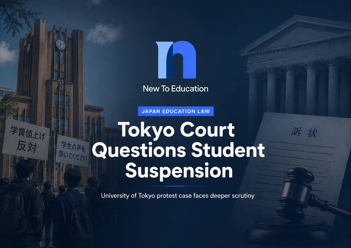 Tokyo Court Questions University’s Explanation for Suspending Student After Tuition Protest