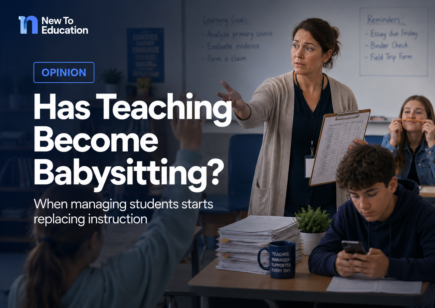 Has Teaching Become Babysitting? When Managing Students Starts Replacing Instruction