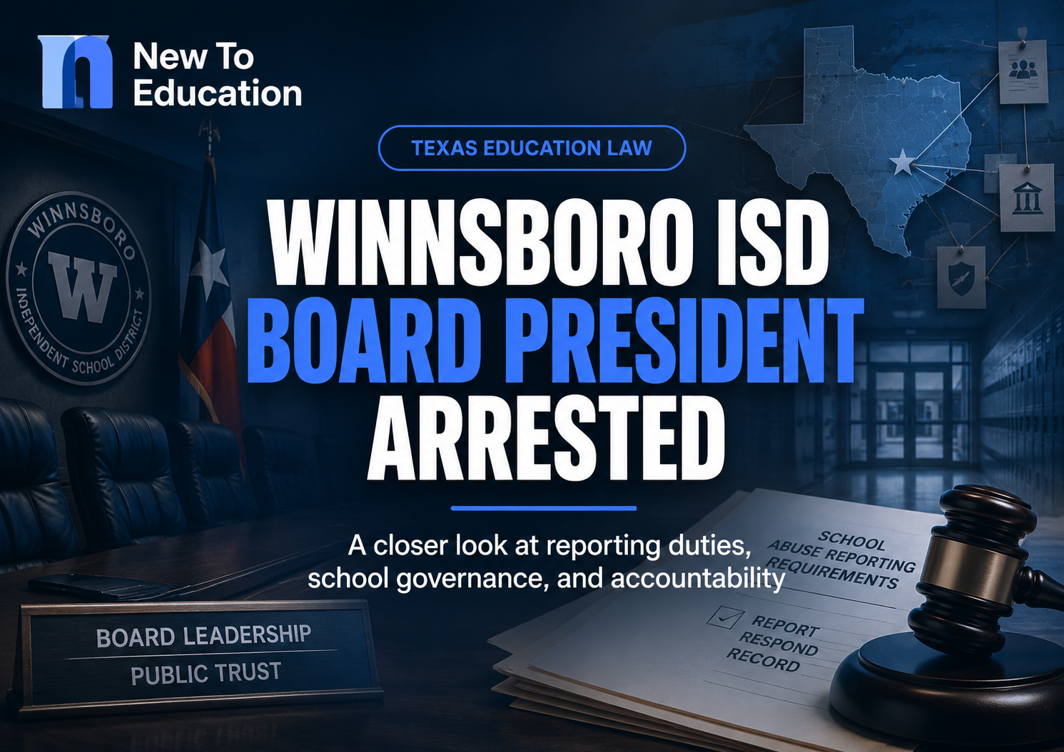 Winnsboro ISD Board President Arrested in Expanding Texas School Abuse-Reporting Investigation
