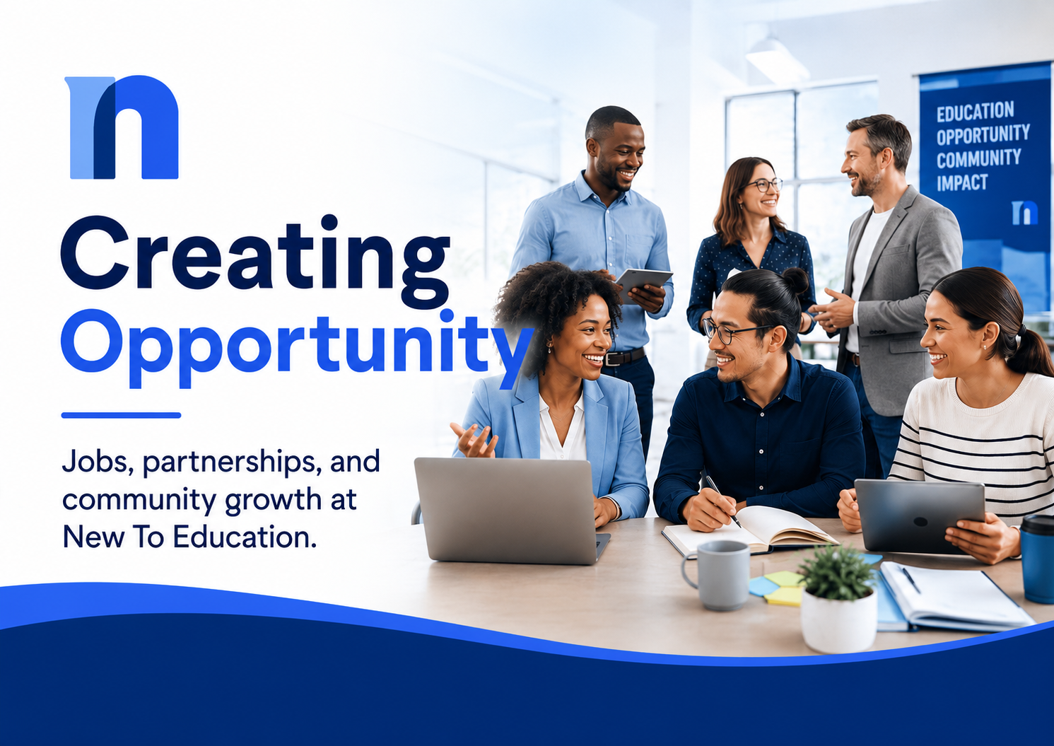 How New To Education Hopes to Create Jobs, Support Businesses, and Expand Opportunity