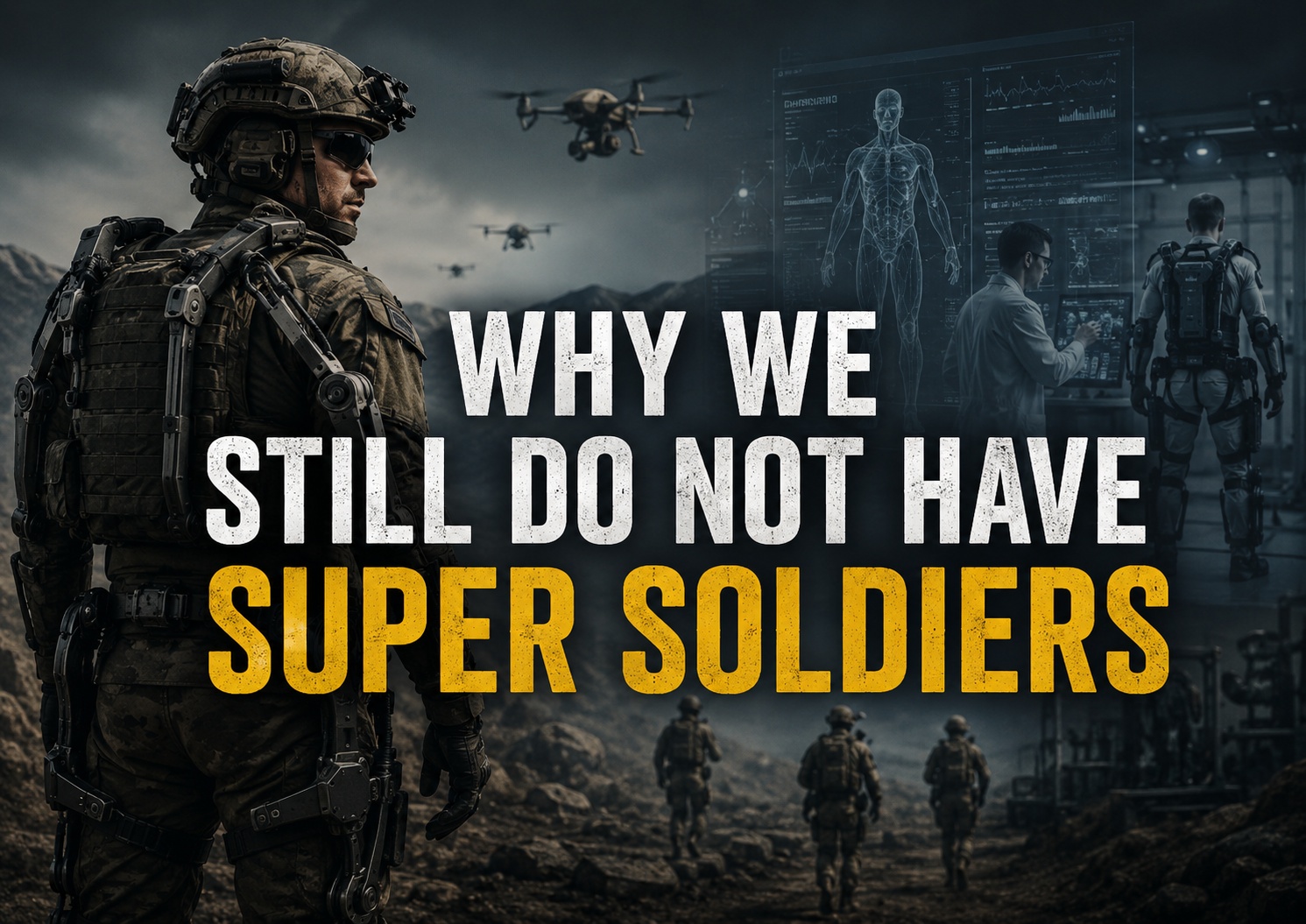 Why We Still Do Not Have Super Soldiers