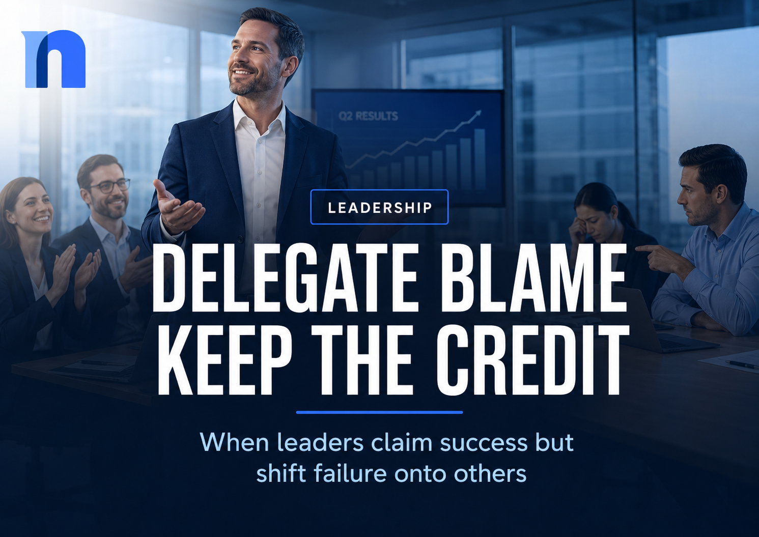 Poor Leaders Delegate Blame but Keep the Credit