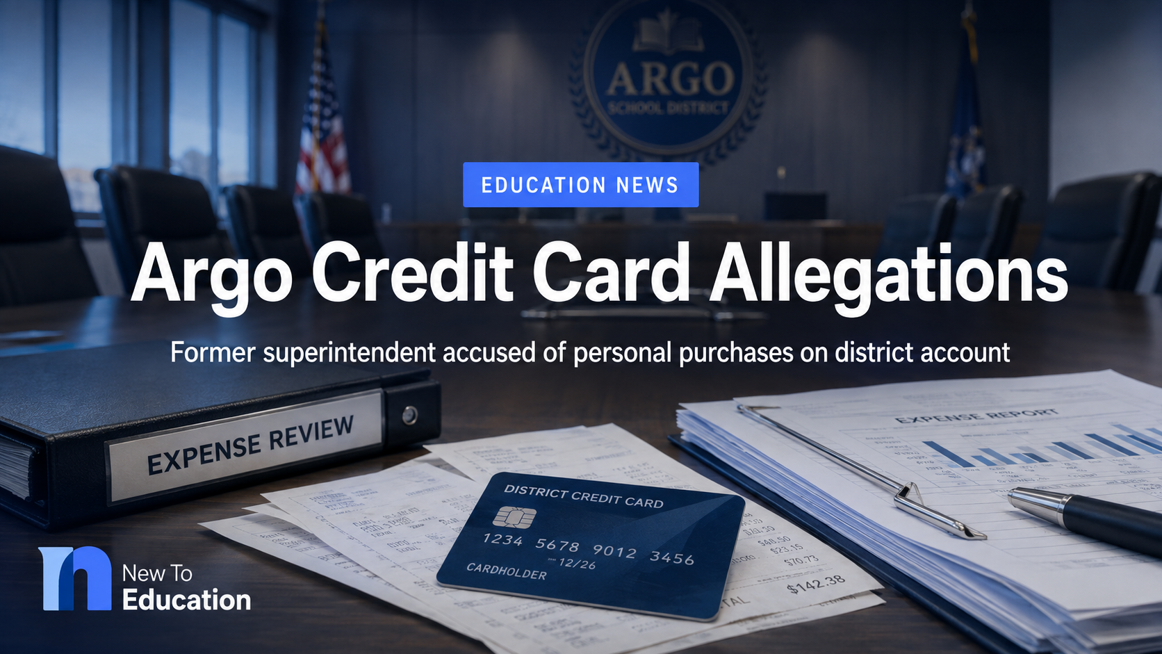 Former Argo Superintendent Accused of Using District Credit Card for Personal Purchases